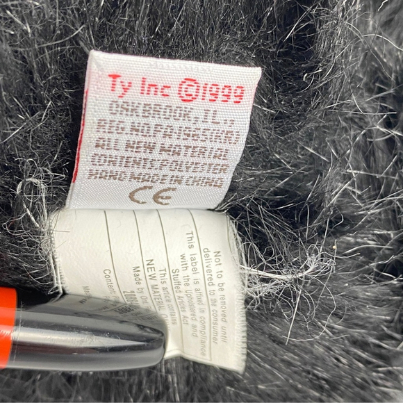 Ty Classics Collection Beanie Shadow the Black and White Cat 11" Plush Kitty - Picture 8 of 12